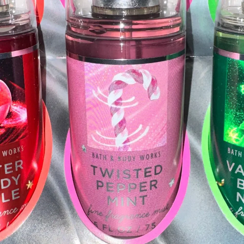 Bath Body Works Holiday Favorites Fragrance Sampler Apple Peppermint Vanilla New